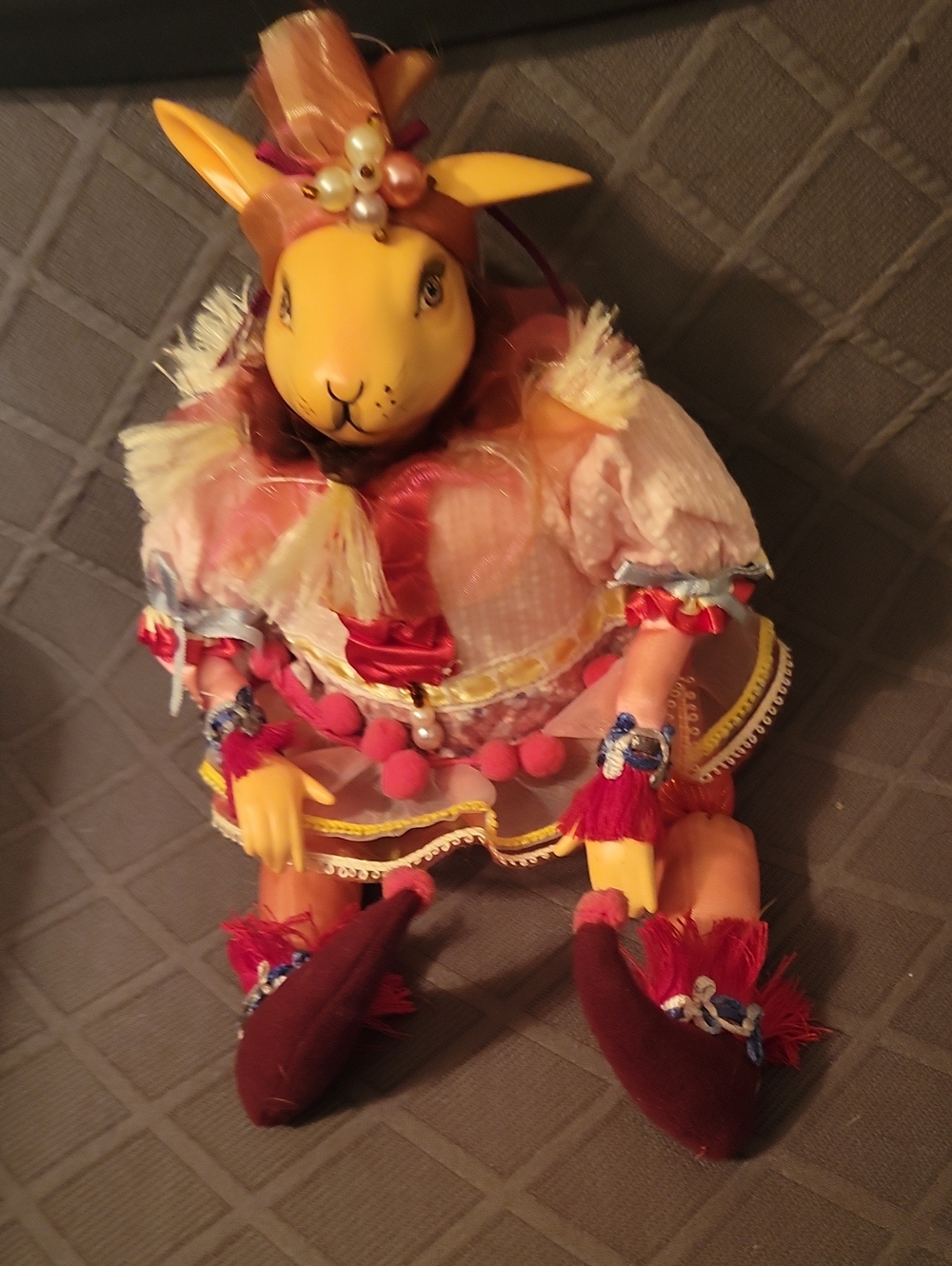 Vintage KASMA Porcelain jester Rabbit